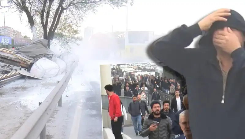D-100'de Heyecan Yaratan Kaza: Alçı Yüklü TIR Trafiği Kilitledi