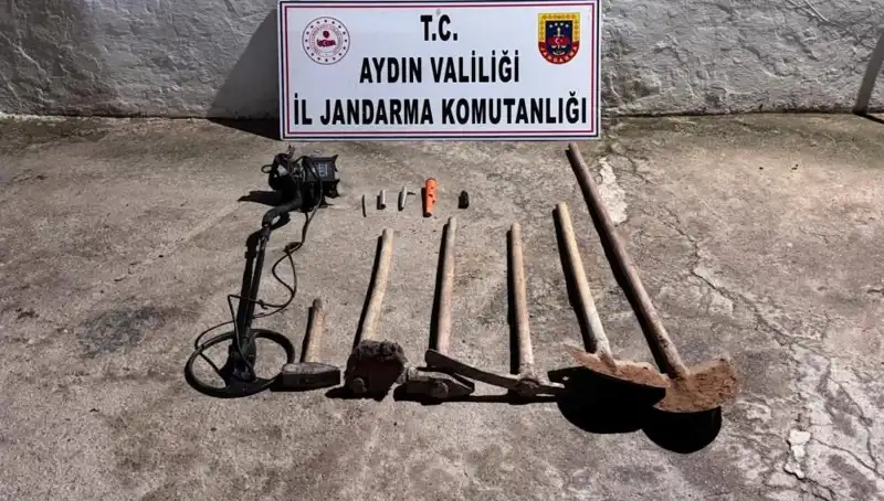 Aydın’da Kaçak Kazı: Suçüstü Yapılan Şebeke Çökerildi!