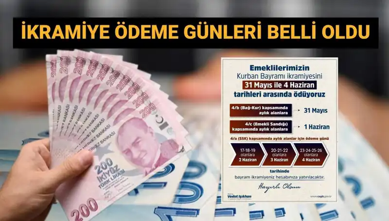 Emeklilerin Bayram İkramiyeleri İçin Tarih Belli Oldu: 4 Bin TL Destek