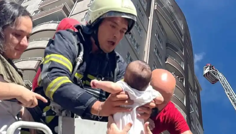 Kayseri'de 14 Katlı Binada Korkutan Yangın: Detaylar ve Kurtarma Çalışmaları