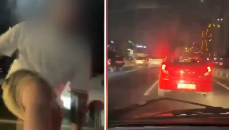 Trafik Magandası Kameralara Yansıdı: Şok Eden Anlar