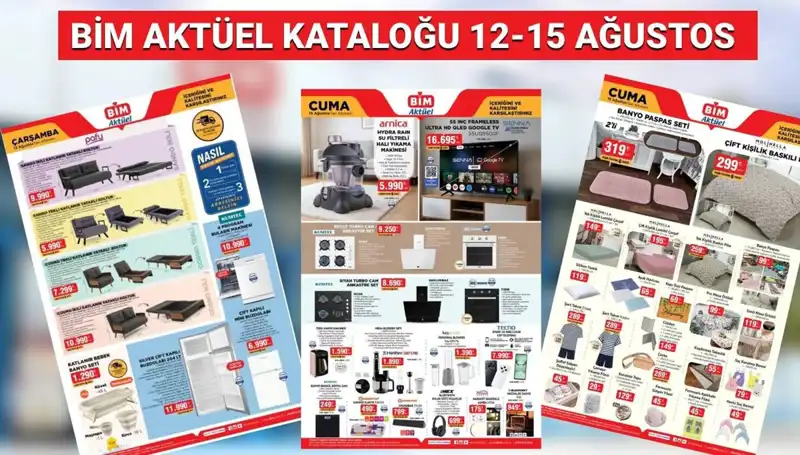 BİM 12-15 Ağustos Kataloğunda Neler Var? Termos ve Drone ile Alışveriş Zamanı!